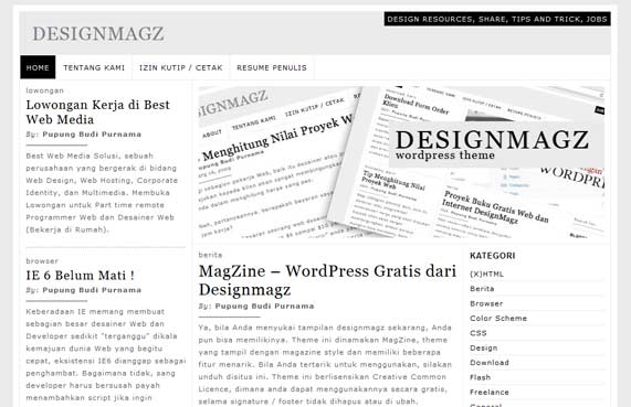 Designmagz WordPress theme